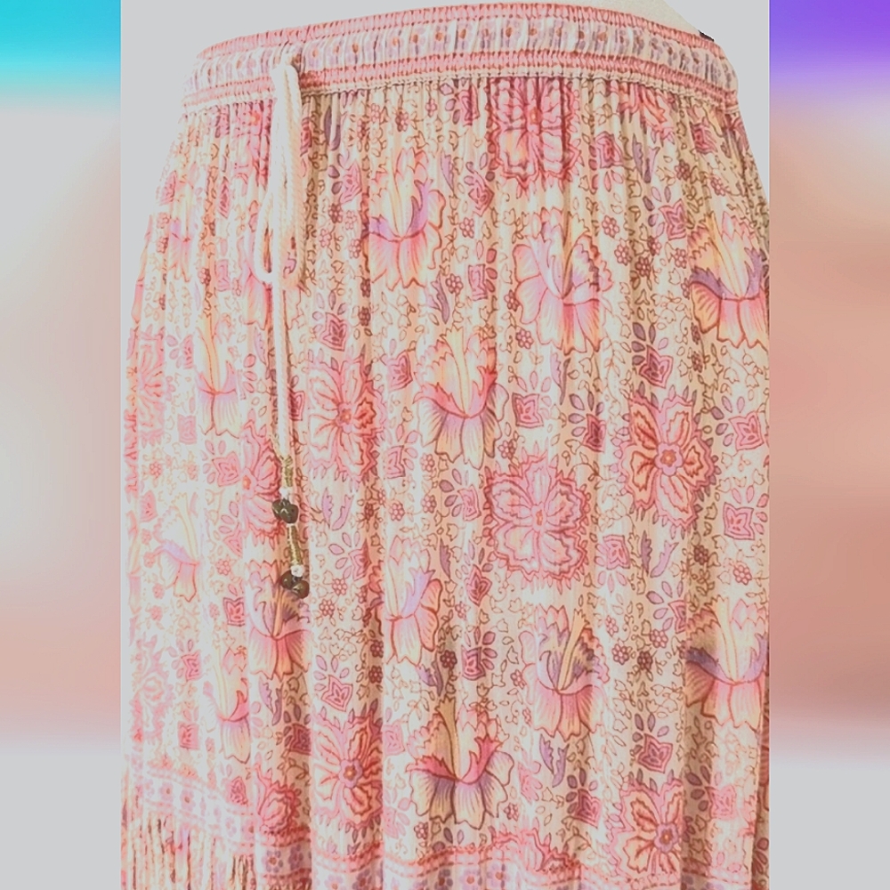 Spell Poinciana Skirt in Cotton Candy - Picture 7 of 7